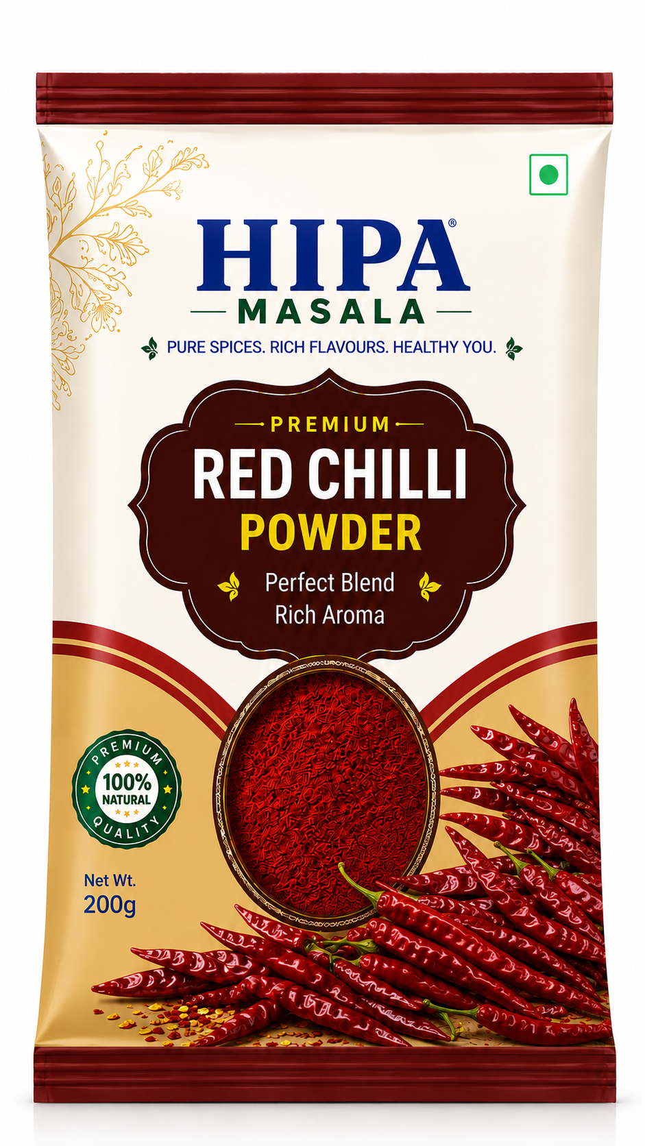 HIPA Masalas Red Chilli Powder pack