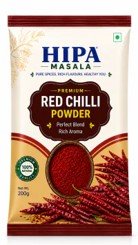 HIPA Masala Red Chilli Powder retail pack — ground red chilli for Indian cooking
