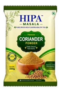 HIPA Masala Coriander Powder retail pack — ground coriander for Indian cooking