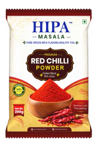 HIPA Masala Red Chilli Powder retail pack — ground red chilli for Indian cooking