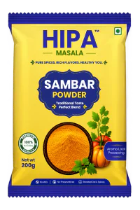 HIPA Masala Sambar Powder retail pack — South Indian sambar spice blend