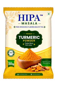 HIPA Masala Turmeric Powder retail pack — ground turmeric for Indian cooking