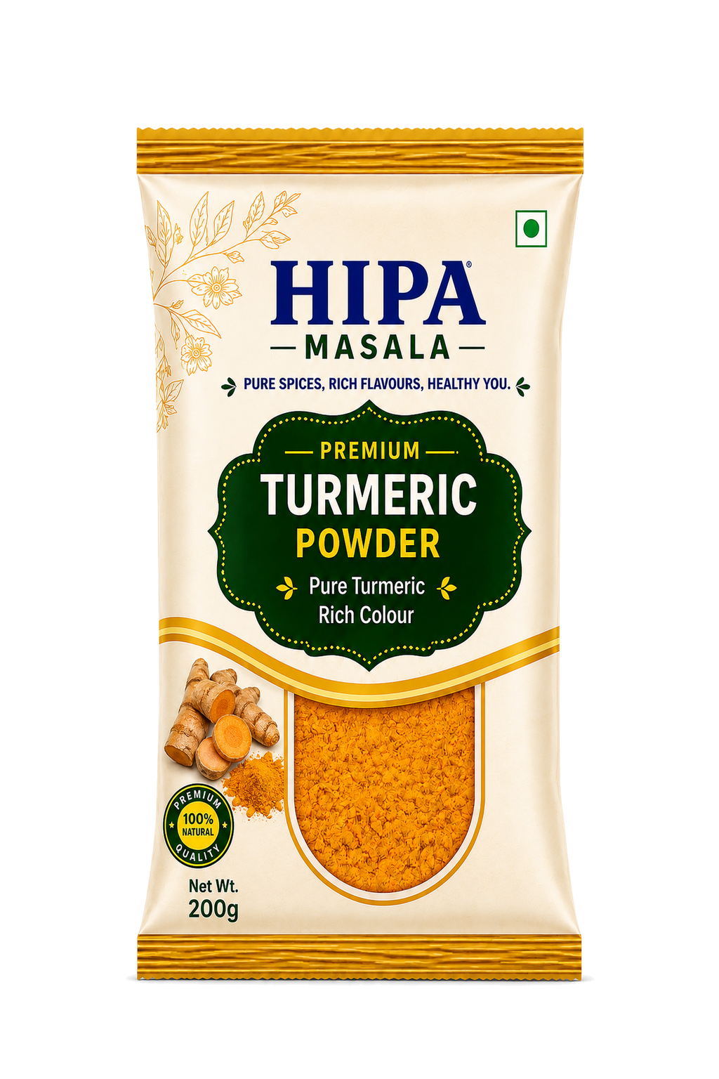 HIPA Masalas Turmeric Powder pack
